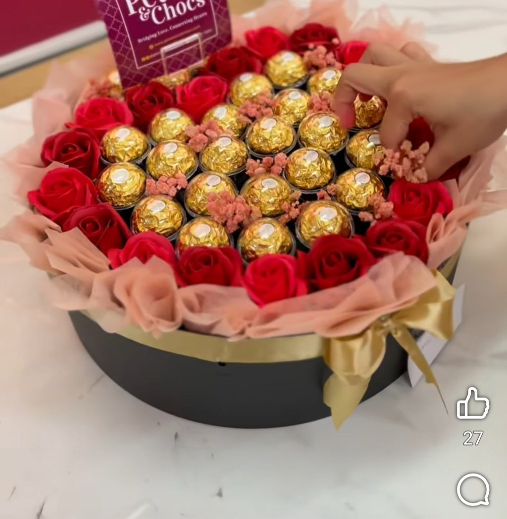 Flower samples for customers.