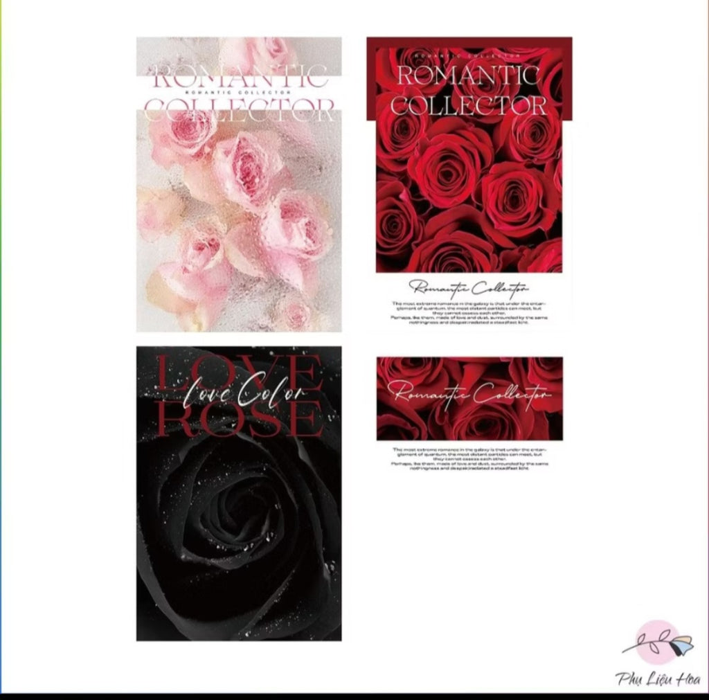 Types of flower wrapping paper