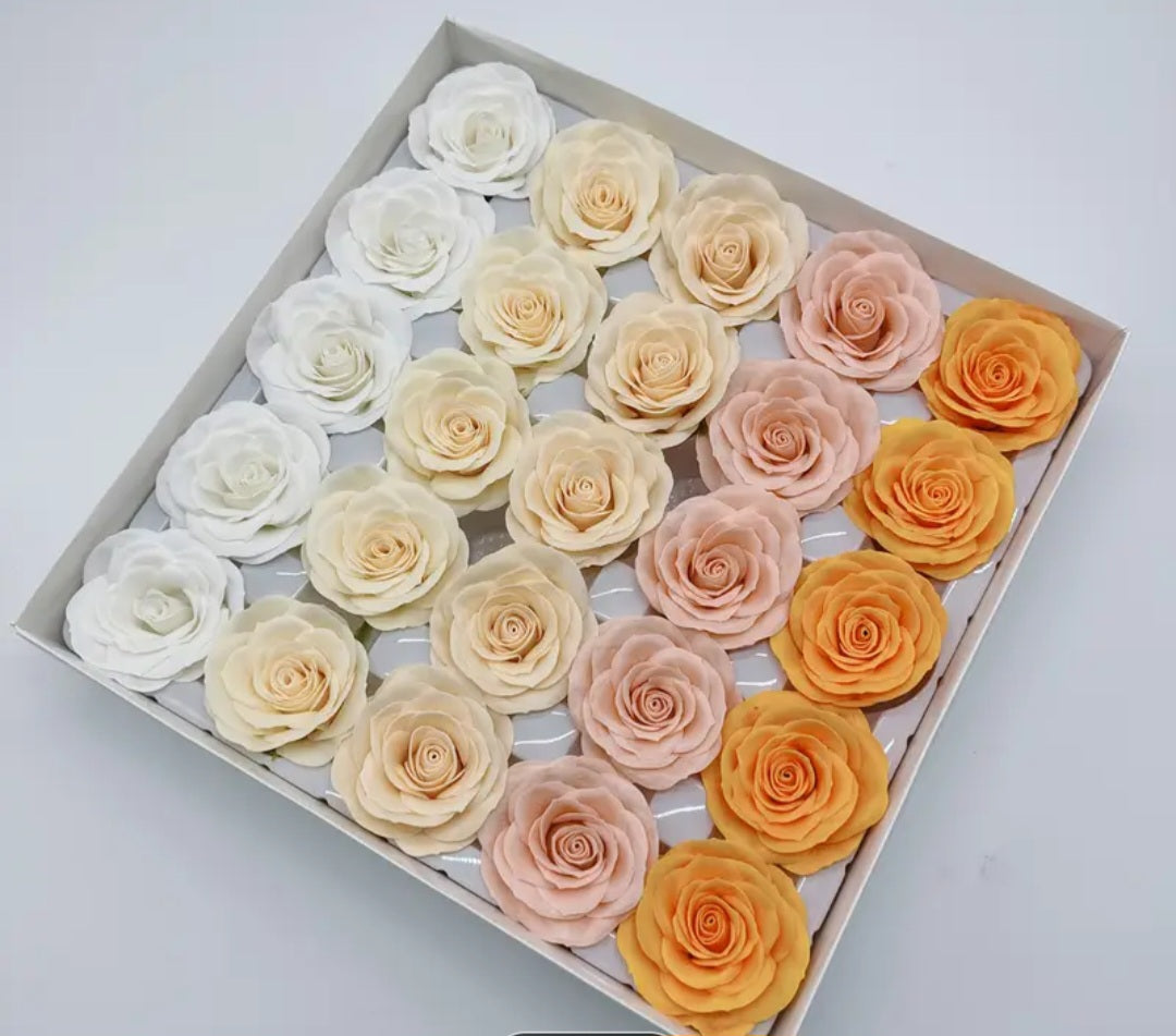 7-layer soap rose... size 6.5 cm   (Price per flower)