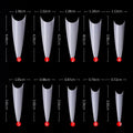 Set of 600 MISSCHEERING ABS plastic artificial nails