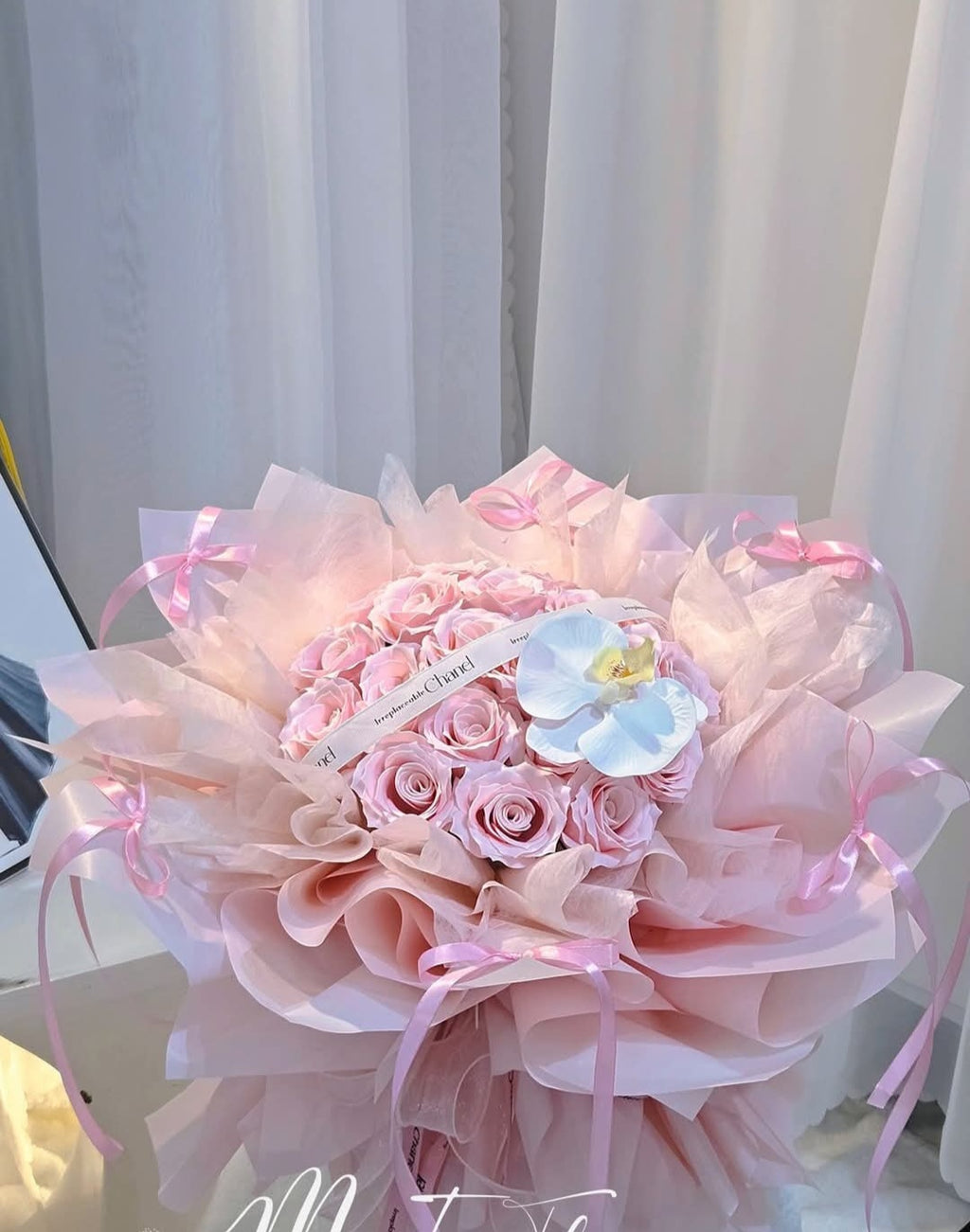 Flower samples for customers.