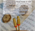 Fine standard 5in1 USA grinding head with smooth head, breaks down corner sharpening gel super smoothly and quickly