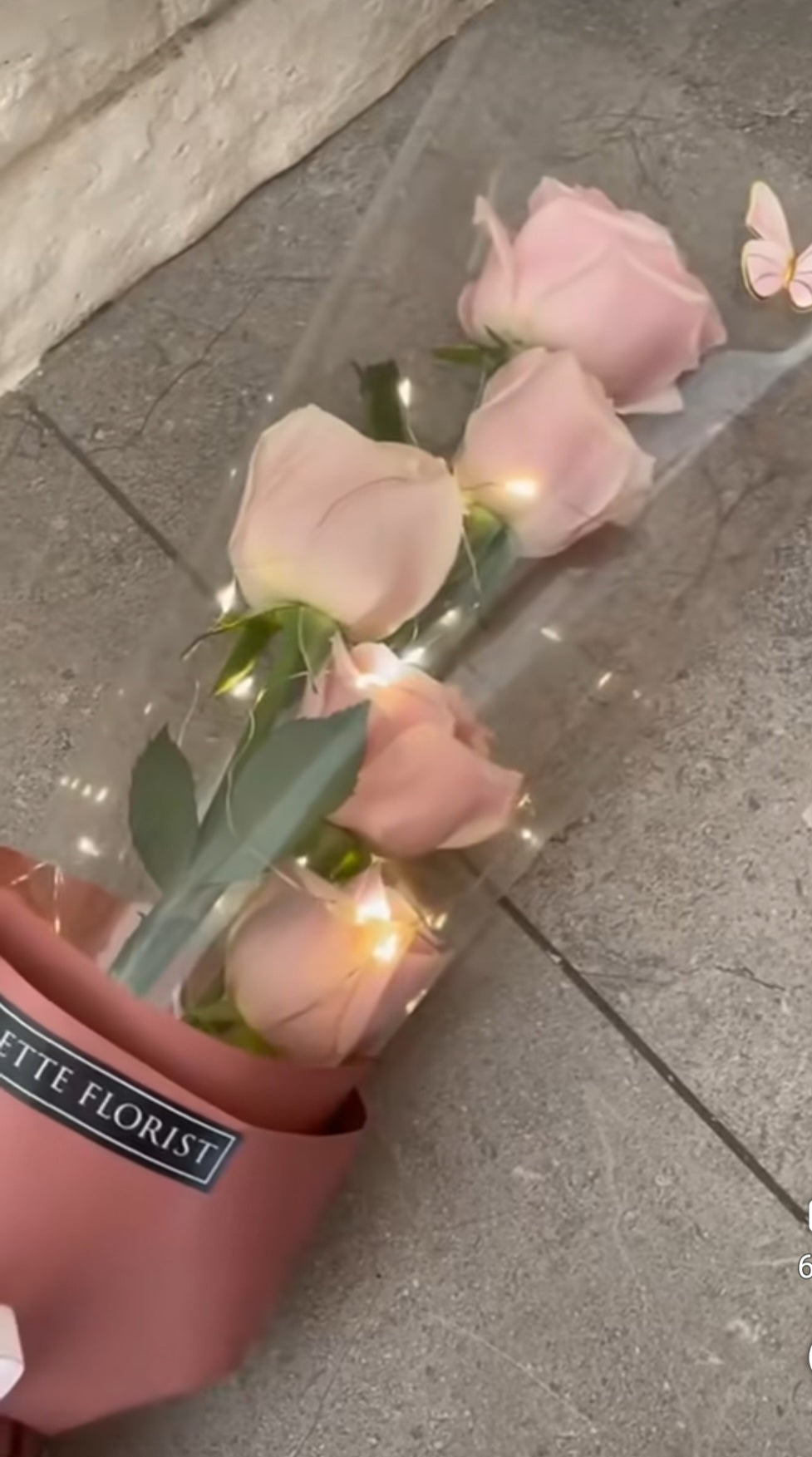 Flower samples for customers.