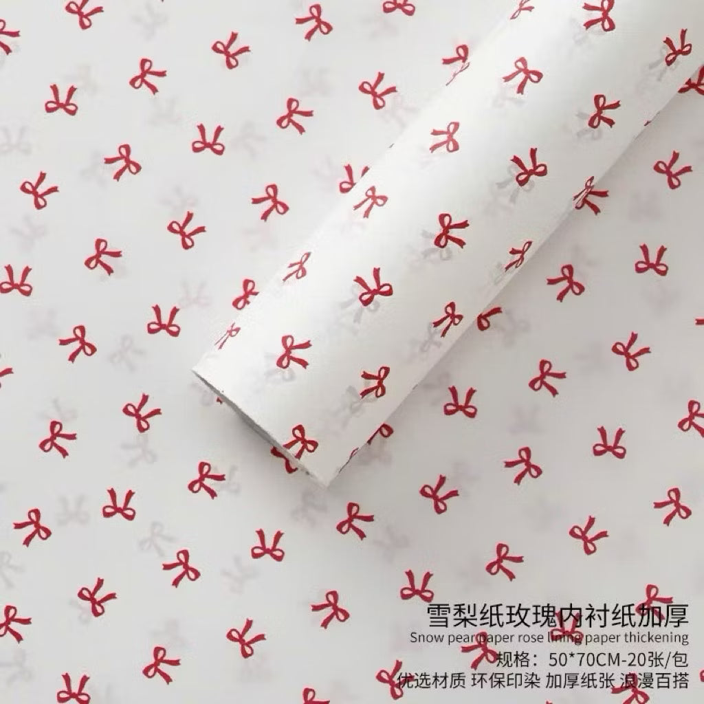 Types of flower wrapping paper