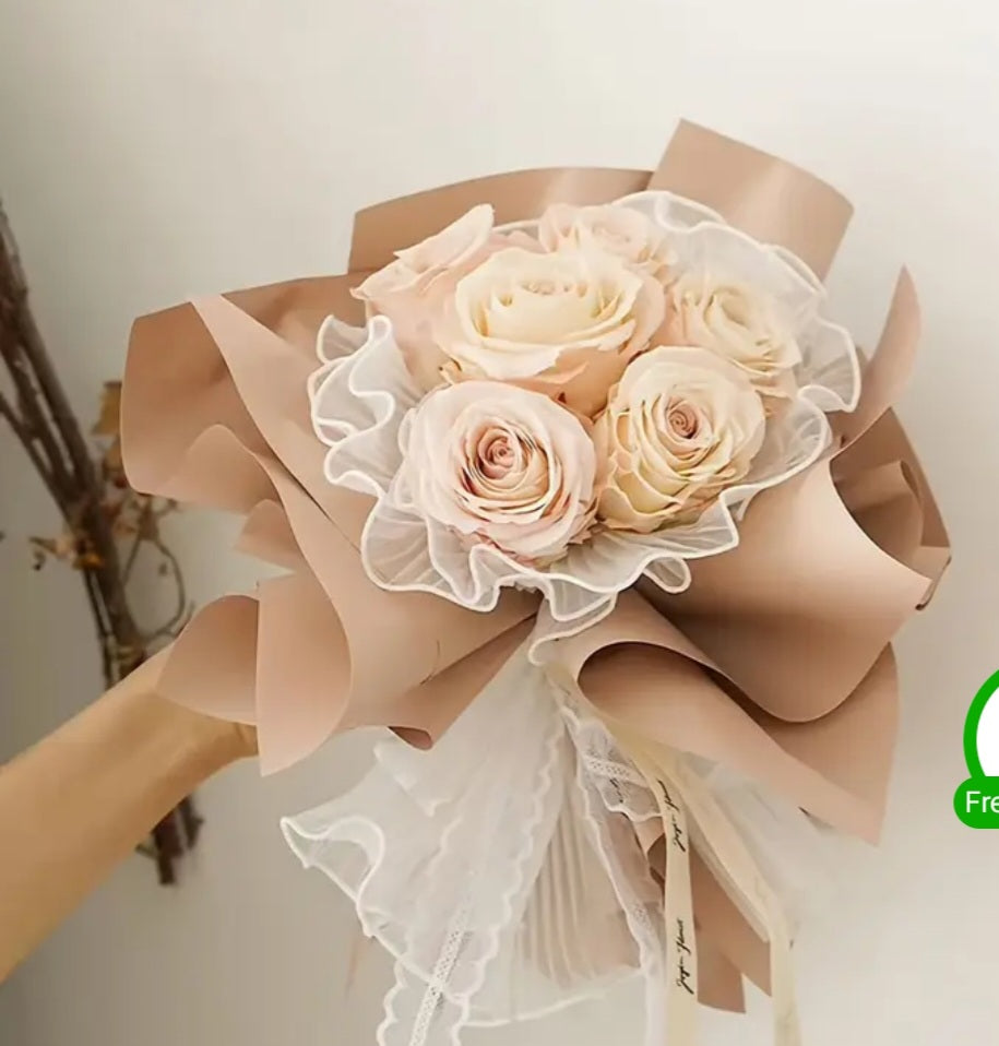 Flower samples for customers.