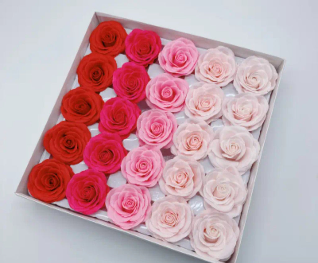 7-layer soap rose... size 6.5 cm   (Price per flower)