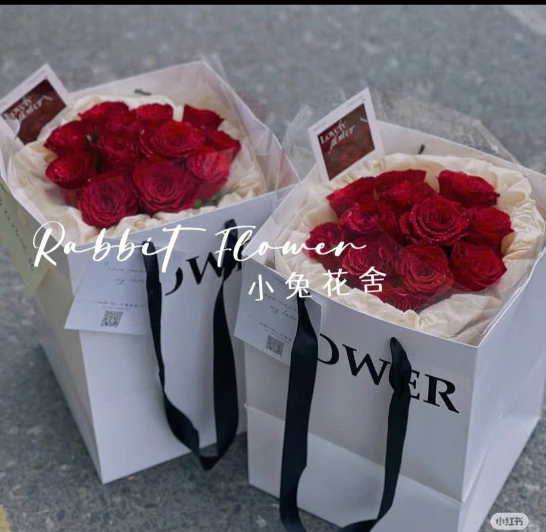 Flower samples for customers.