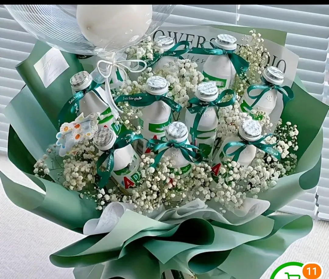 Flower samples for customers.