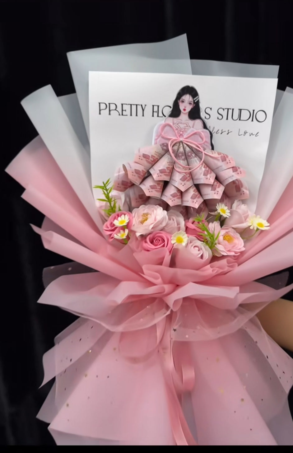 Flower samples for customers.