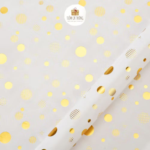 Gift wrapping paper .Customers receive a free delivery when purchasing flowers at the shop.