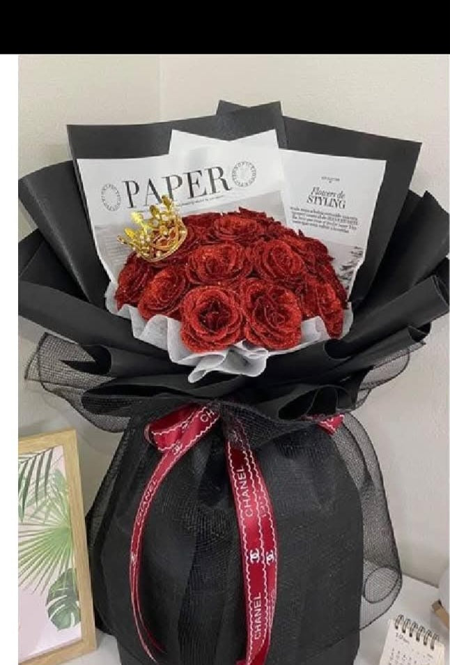 Flower samples for customers.