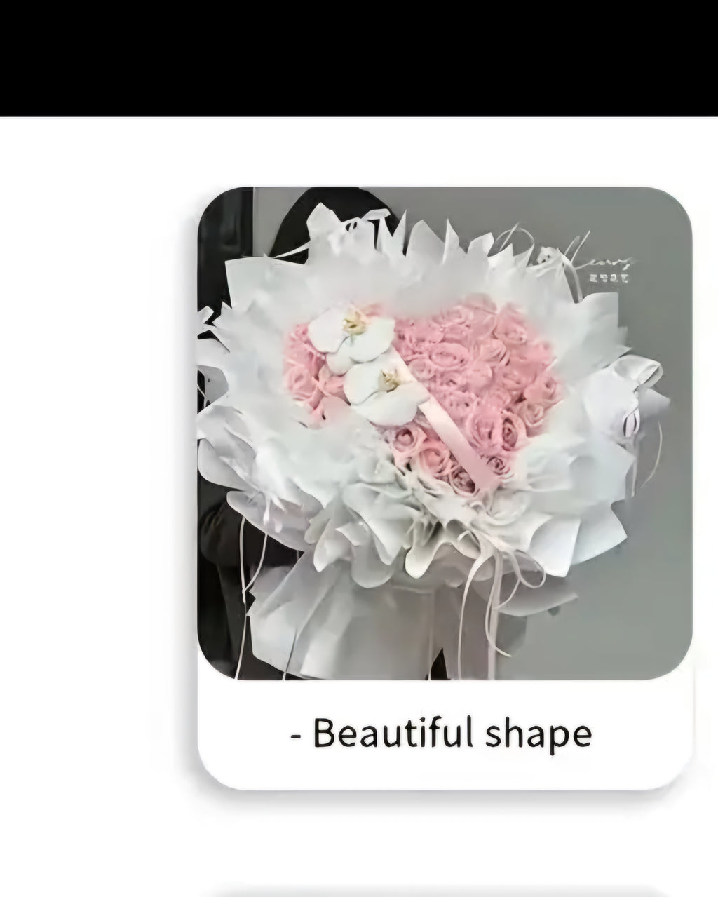 Flower samples for customers.