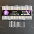 0 Vinimay nail extensions are long, full size, square, pointed