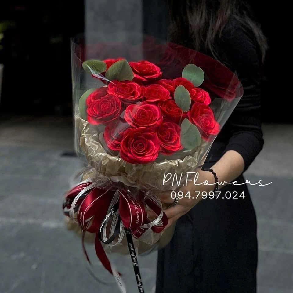 Flower samples for customers.