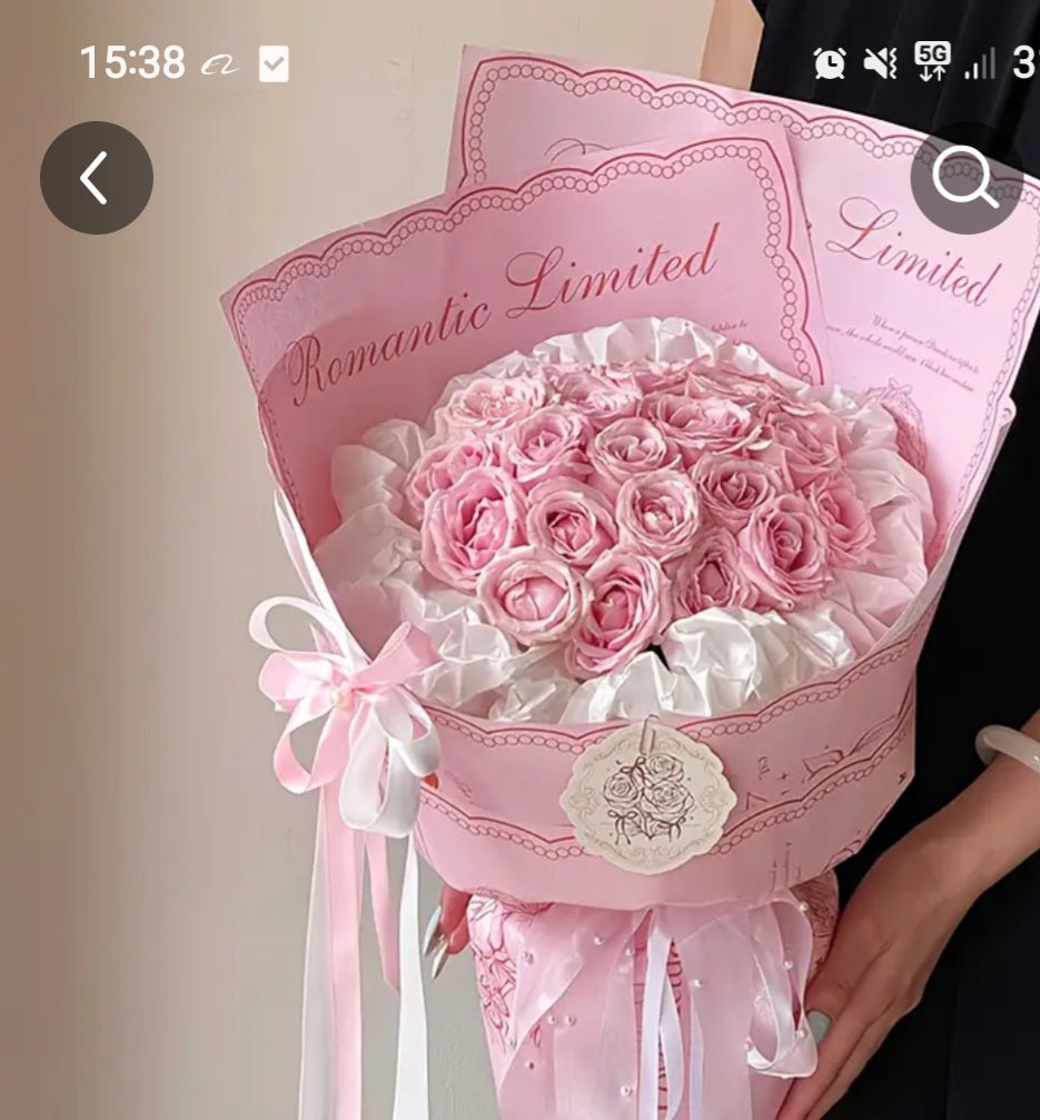 Flower samples for customers.