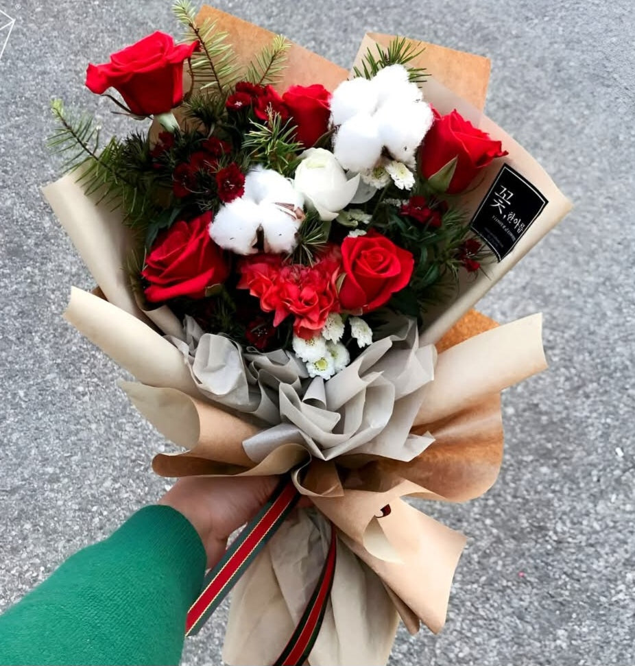 Flower samples for customers.