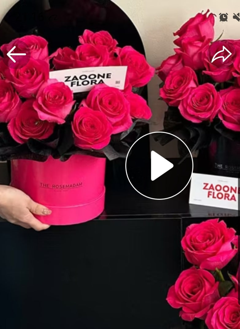 Flower samples for customers.