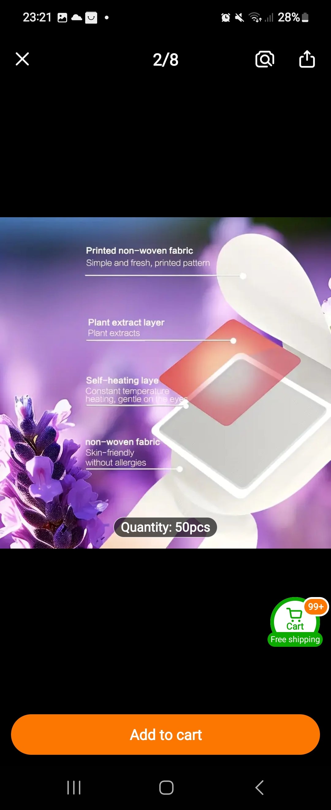 Combo of 10 Bags of Eye Sauna Masks keep warm and retain heat to help relax and reduce swelling