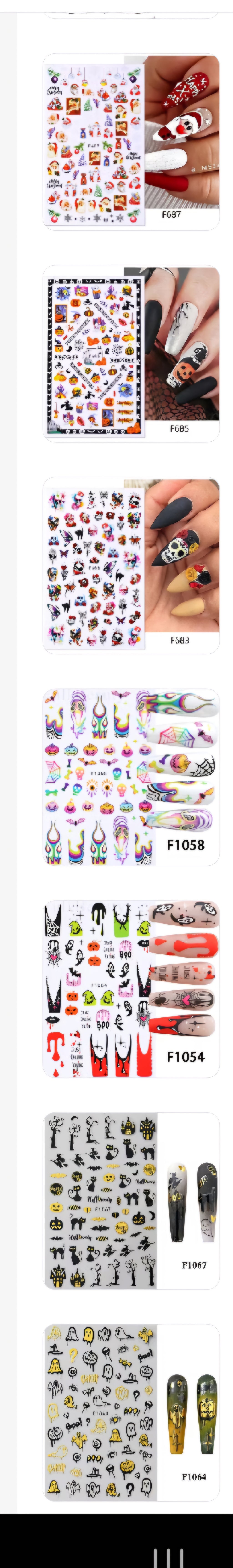 Types of Nail Art Stickers