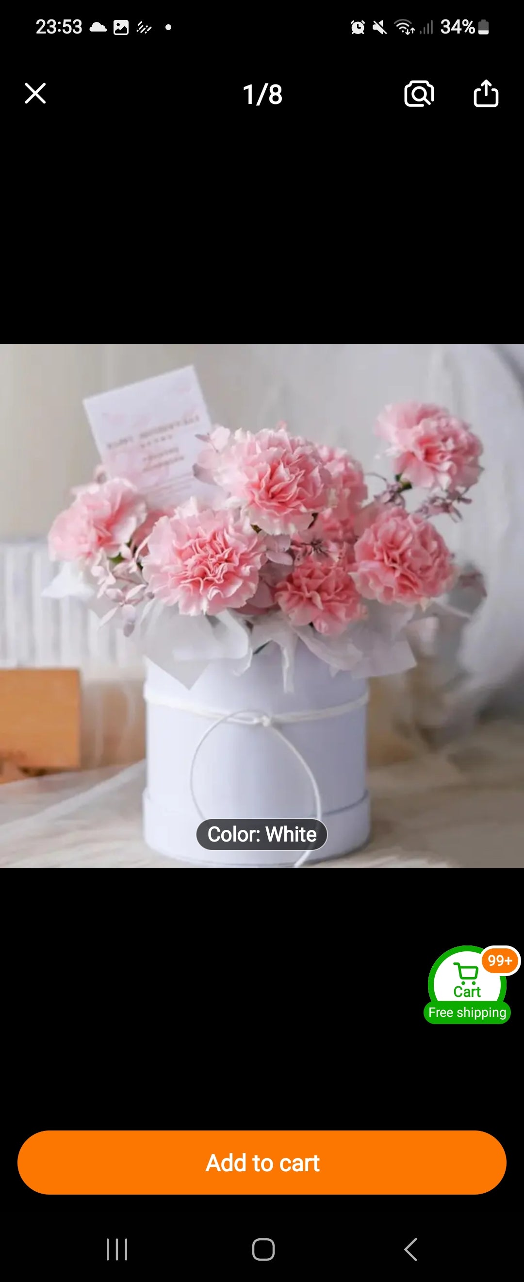 Flower samples for customers.