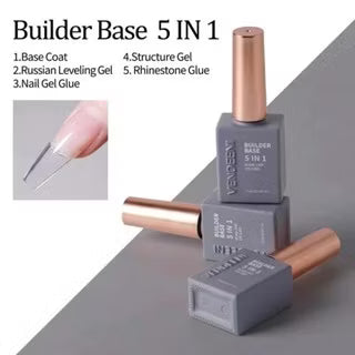 Vendeeni 5in1 multi-purpose base 15ml - uses for Base, bonding, nail extension, hardening