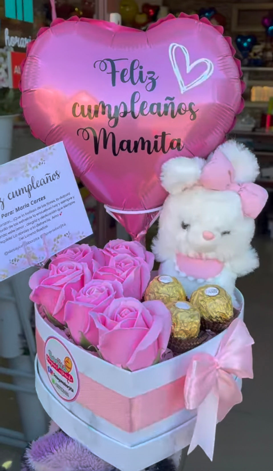 A box of flute flowers.