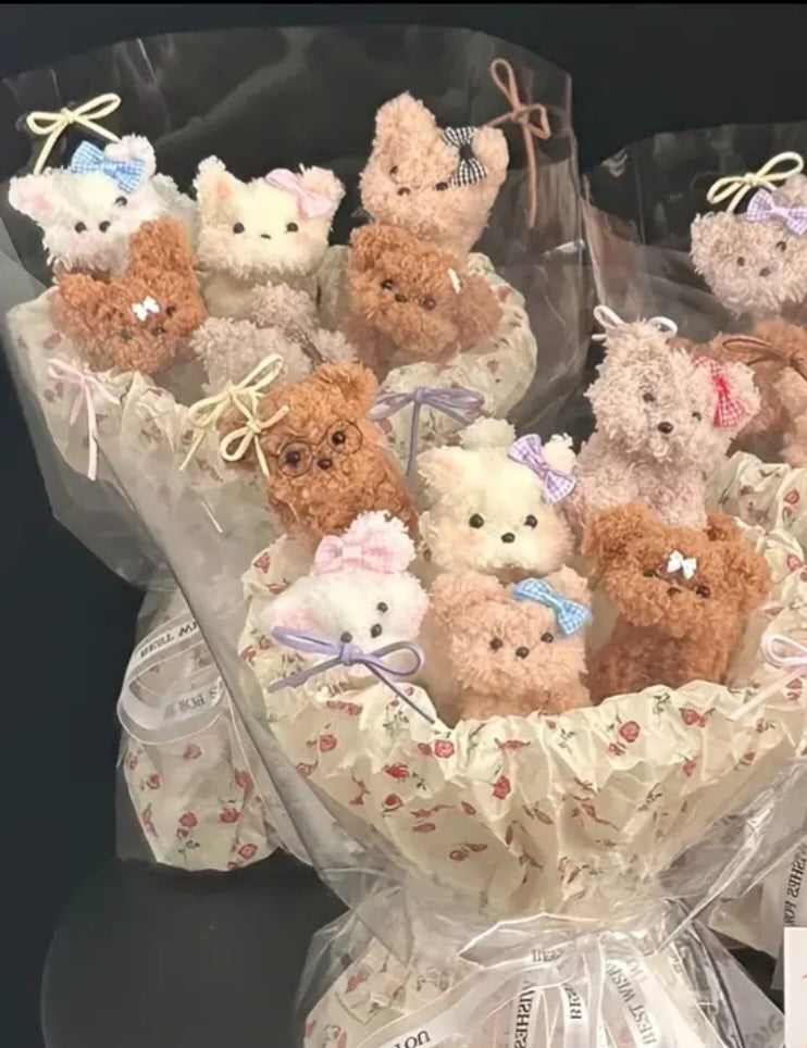 Flower samples for customers.