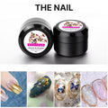 Specialized rhinestone gel for jar nails