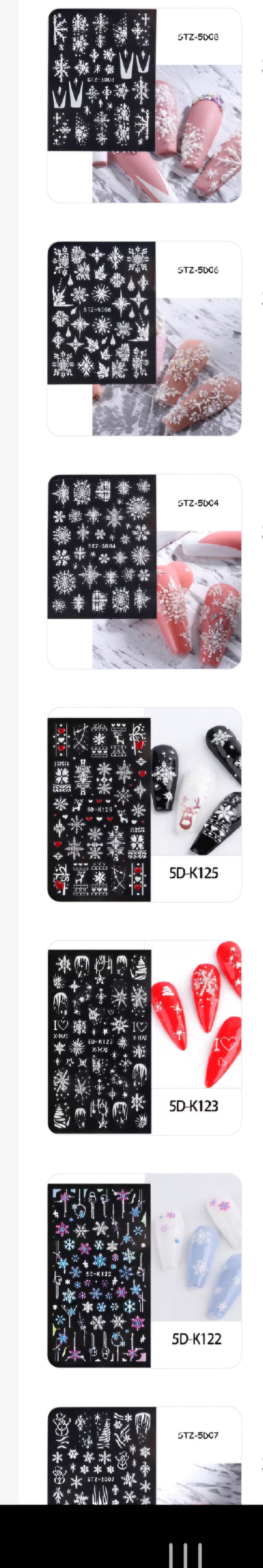 Types of Nail Art Stickers