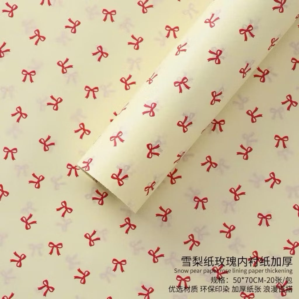 Types of flower wrapping paper