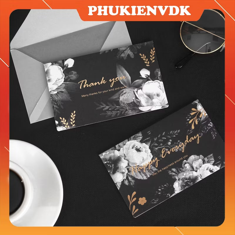 Thank you card. Congratulations.