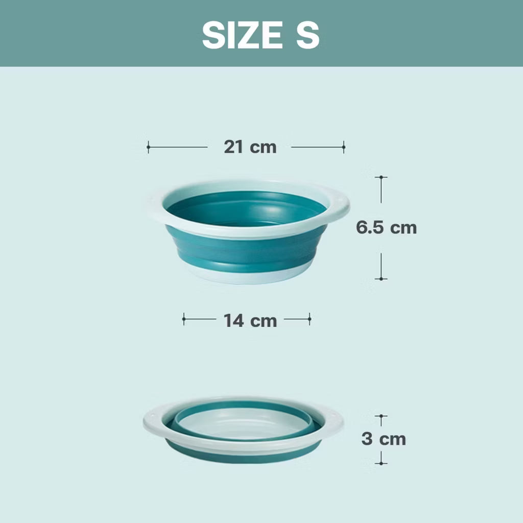 Foldable Basin, Collapsible Silico Basin