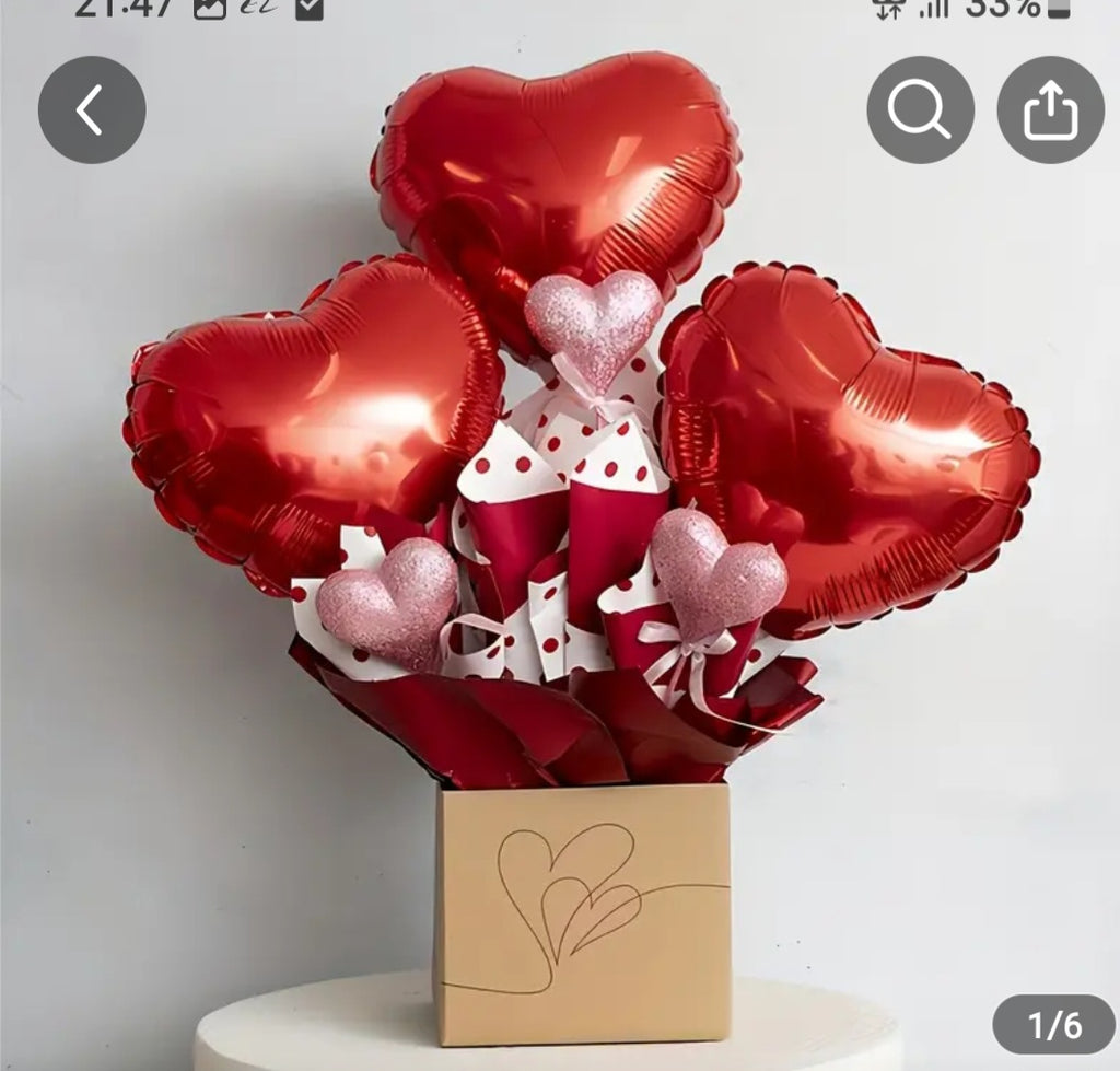 Flower samples for customers.