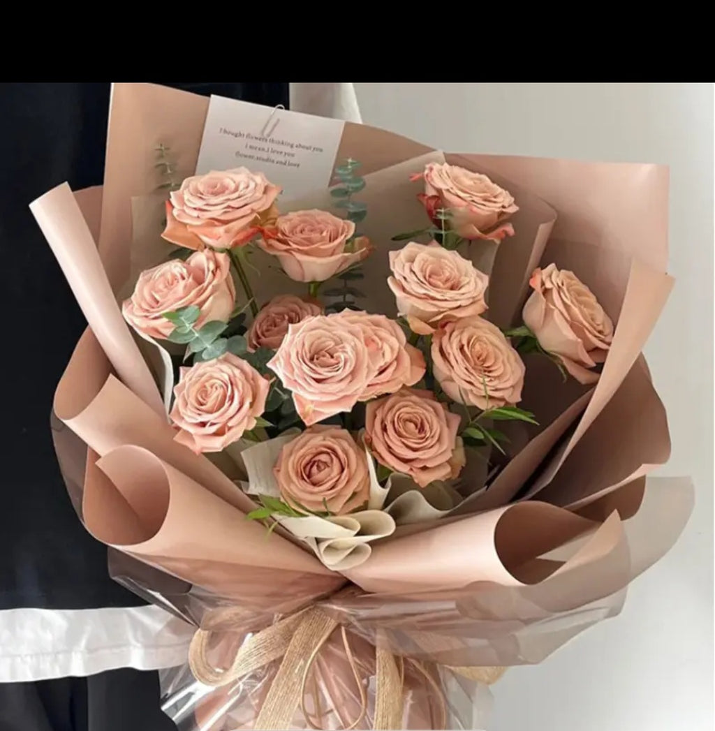 Flower samples for customers.