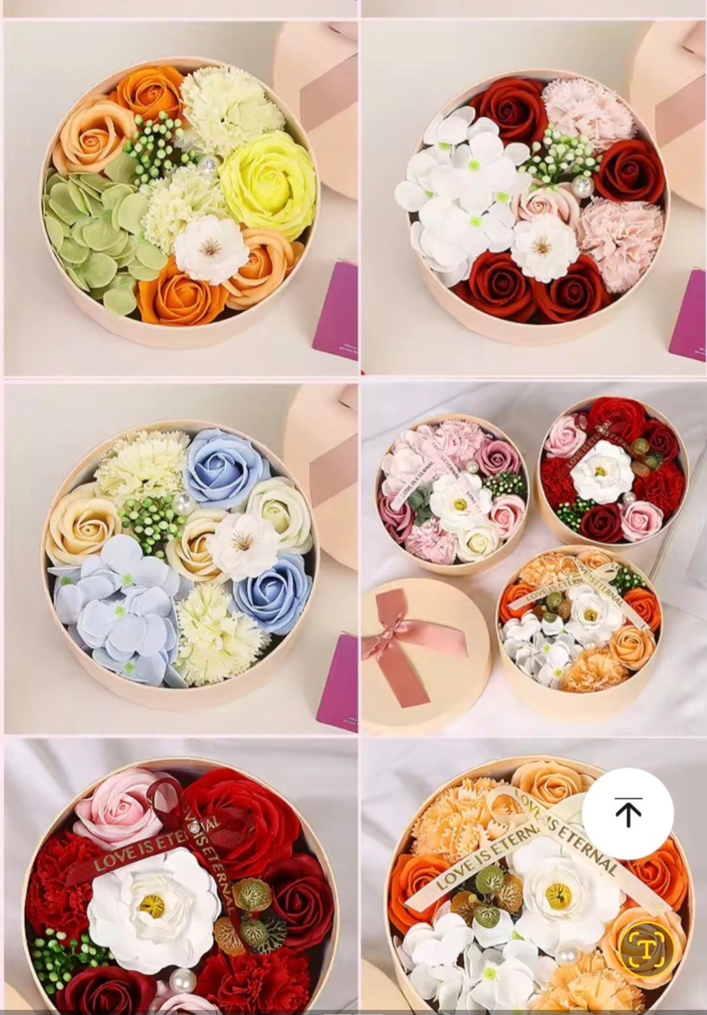 Wax flower box