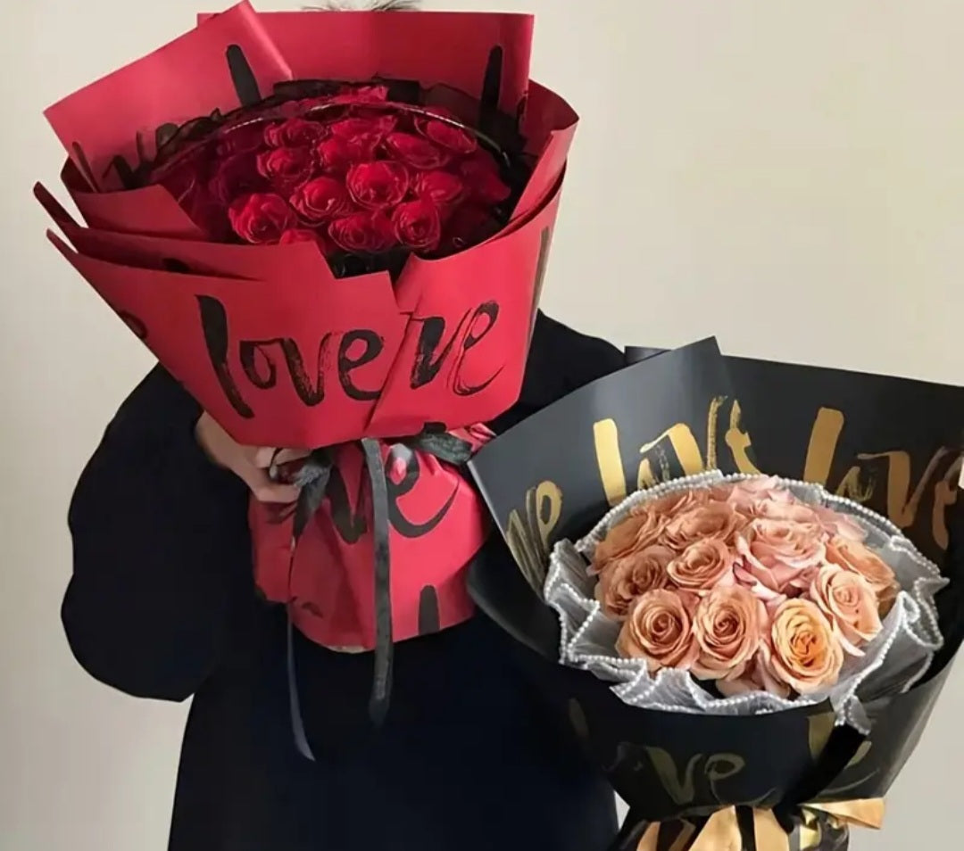 Flower samples for customers.