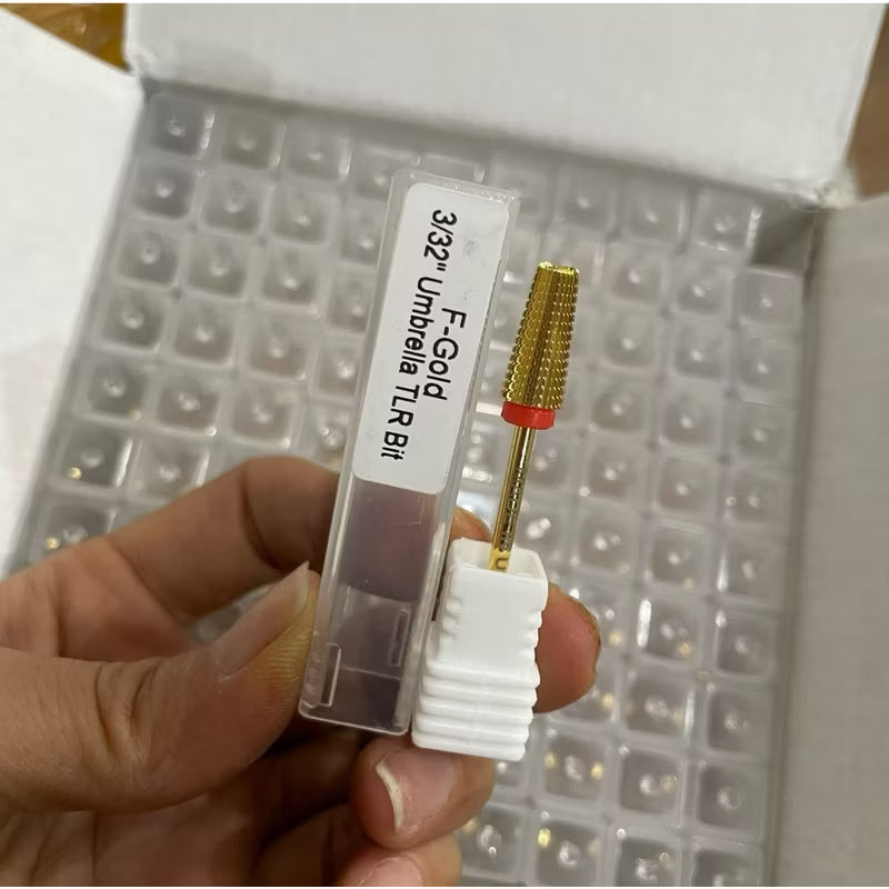 Fine standard 5in1 USA grinding head with smooth head, breaks down corner sharpening gel super smoothly and quickly