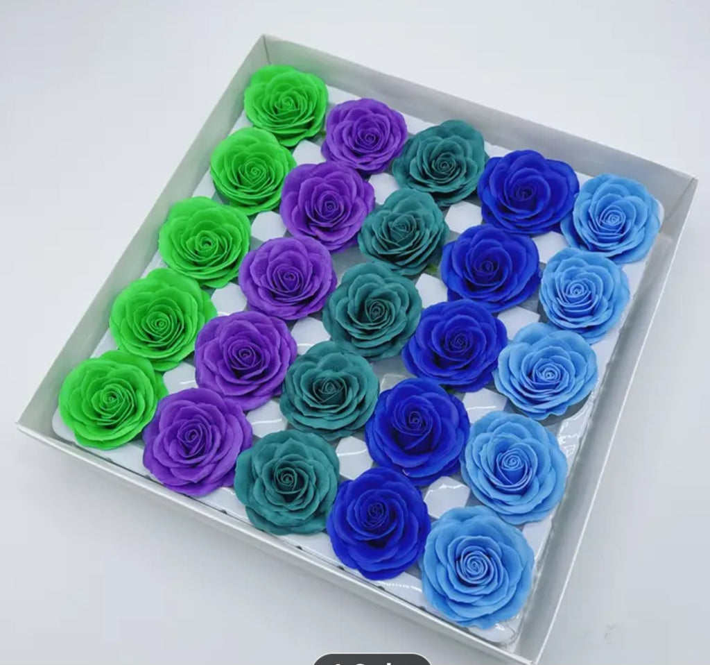 7-layer soap rose... size 6.5 cm   (Price per flower)