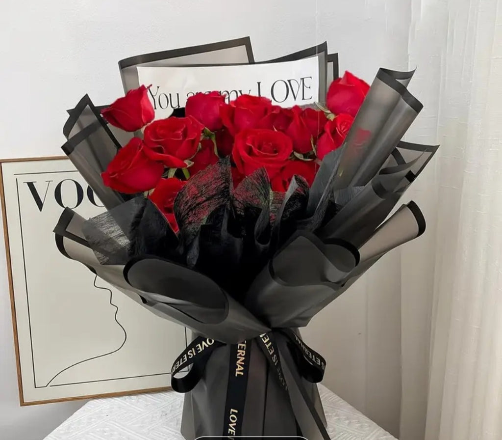 Flower samples for customers.