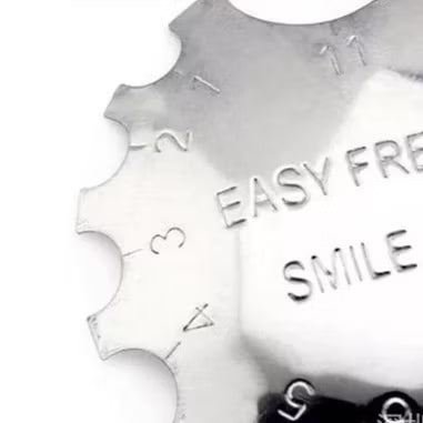 dough cutting mold - Fren to cut oval, pointed dough, Cut Oval Shape and V shape nail dough, stainless steel mold