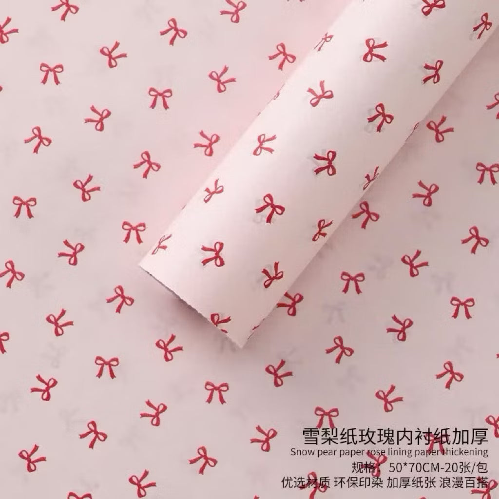 Types of flower wrapping paper