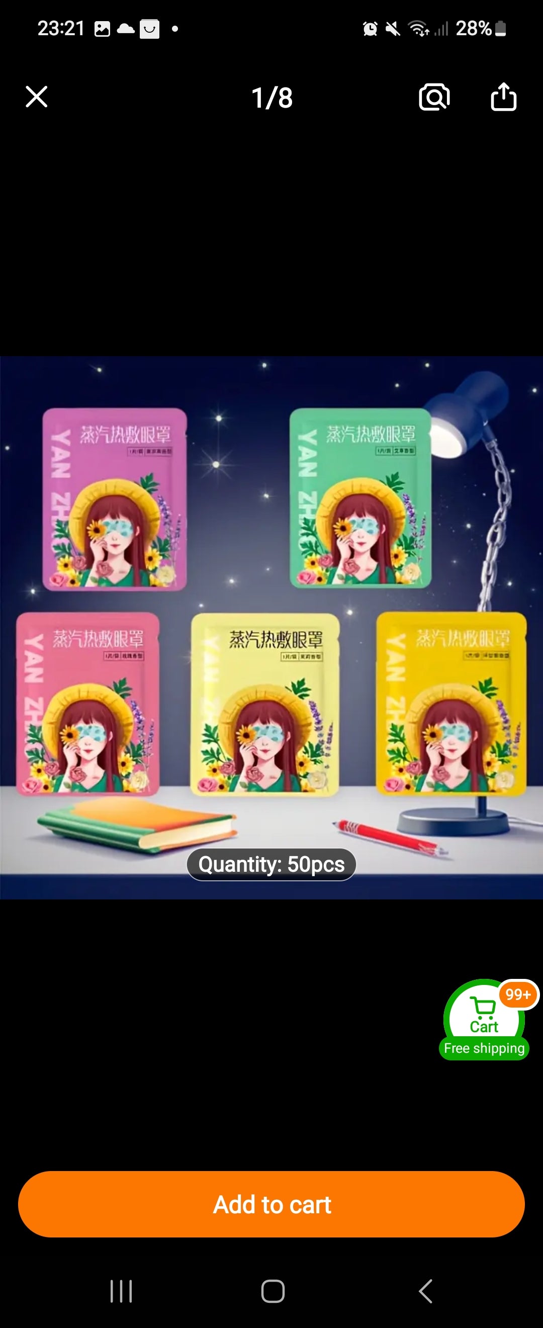 Combo of 10 Bags of Eye Sauna Masks keep warm and retain heat to help relax and reduce swelling