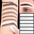 10 Disposable Eyebrow Design Stencil Stickers - Easy to Wear Quality Stickers