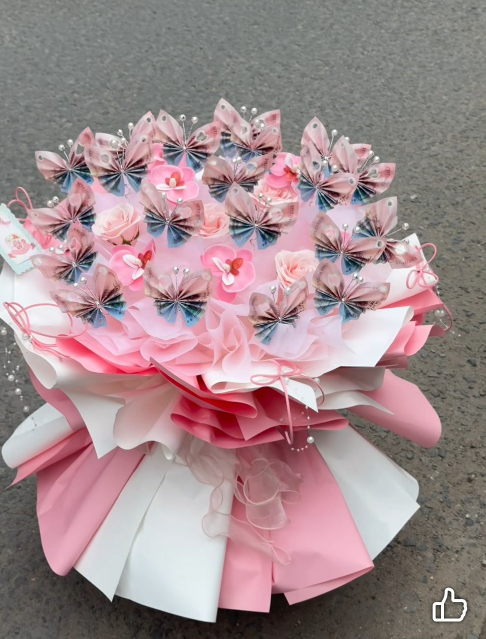 Flower samples for customers.