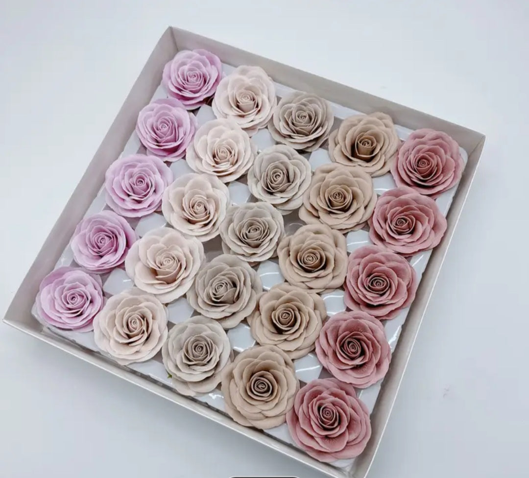 7-layer soap rose... size 6.5 cm   (Price per flower)