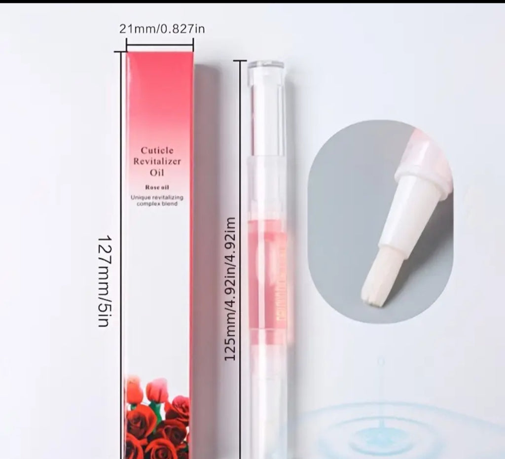 Left-flavored nail polishing pen